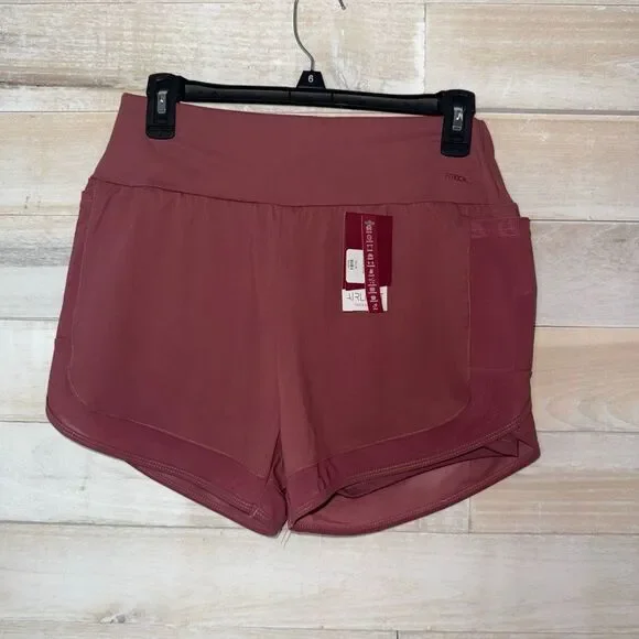 FITKICKS Airlight Track Shorts Pink Size M NWT - Picture 4 of 8